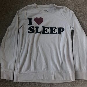 I love sleep sweater